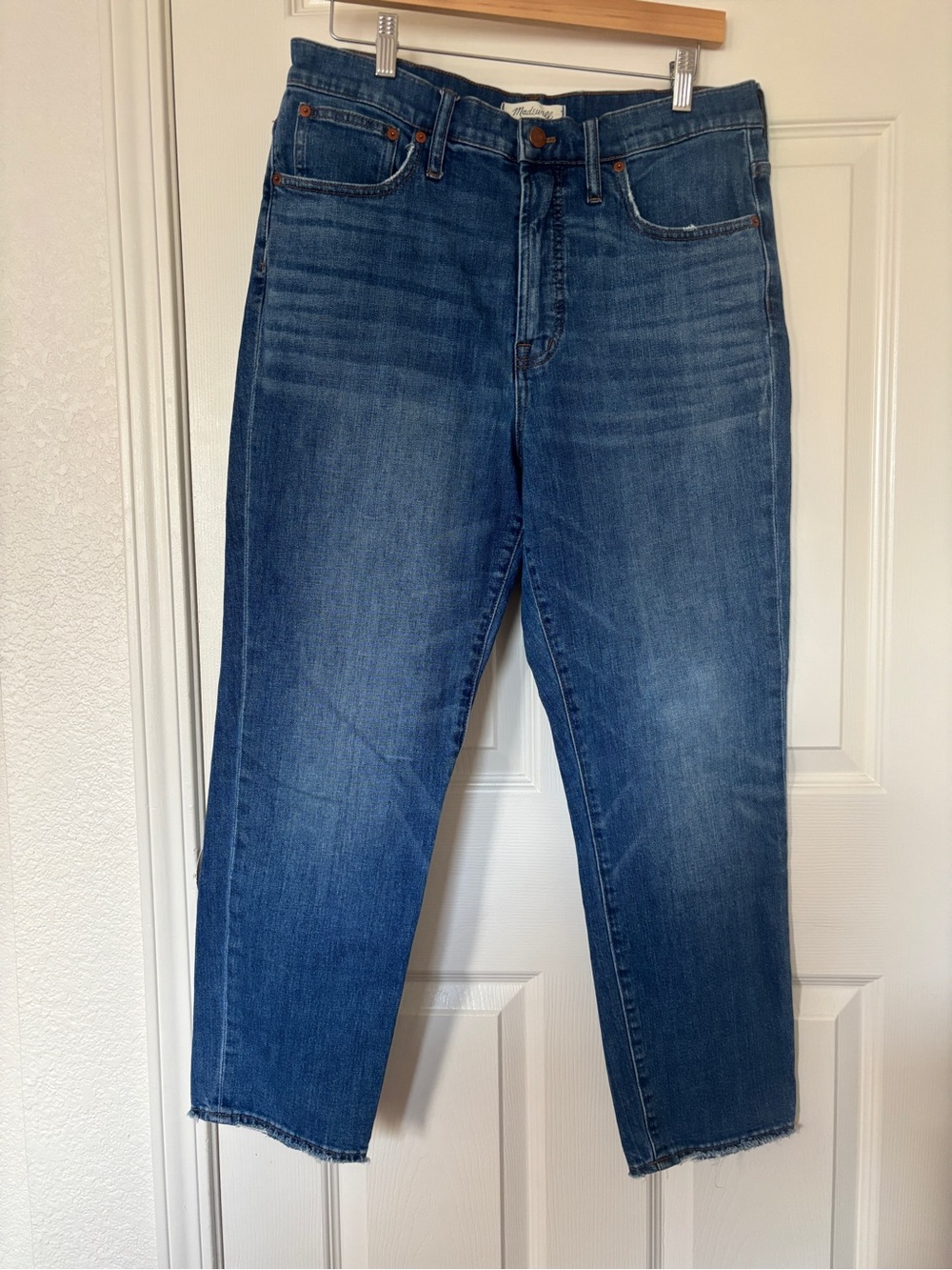 Madewell "the perfect vintage crop jean" size 31